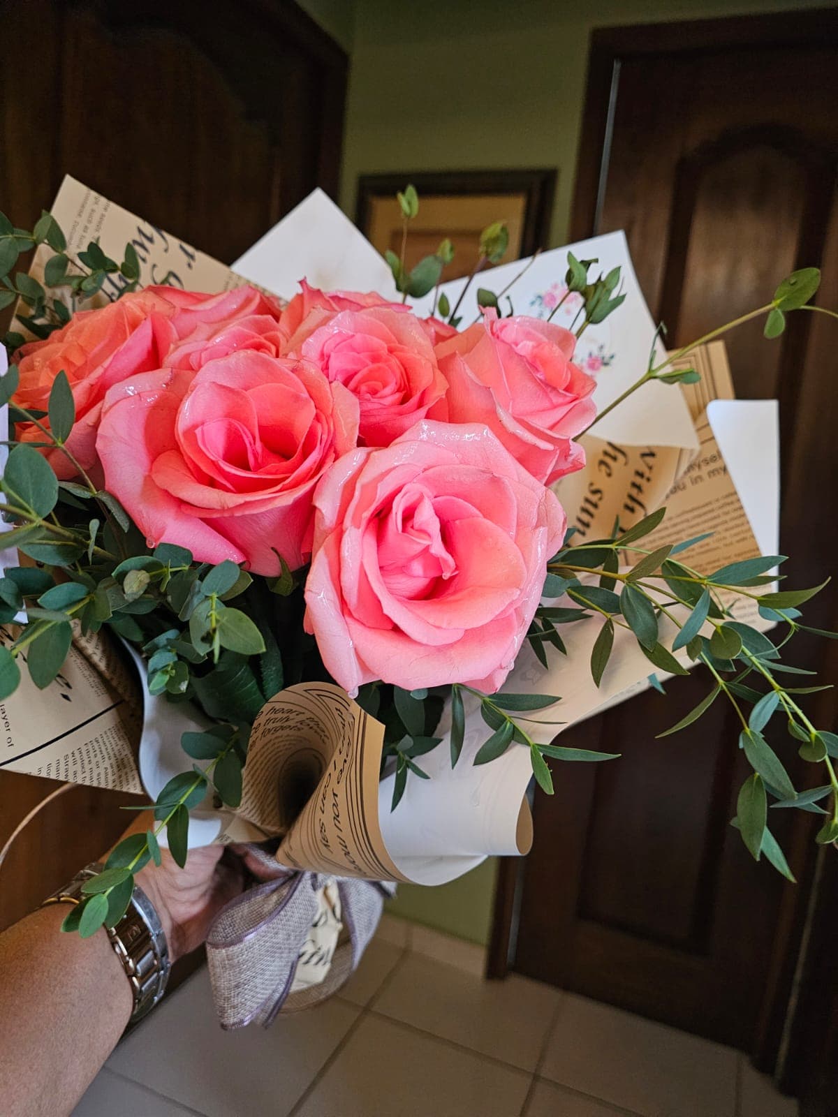 Bouquet romántico de AMORNFLOR
